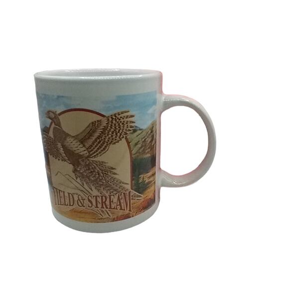 🦌Field & Stream Mug ☕ Rustic Lodge Gift for Outdoorsmen🐟 - Picture 9 of 13